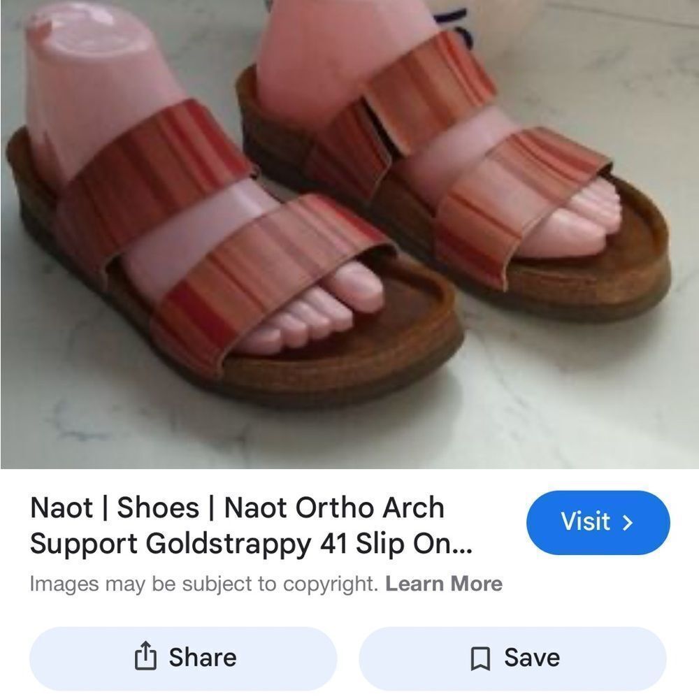 Naot sandals size 39